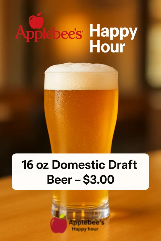 16 oz domestic draft beers