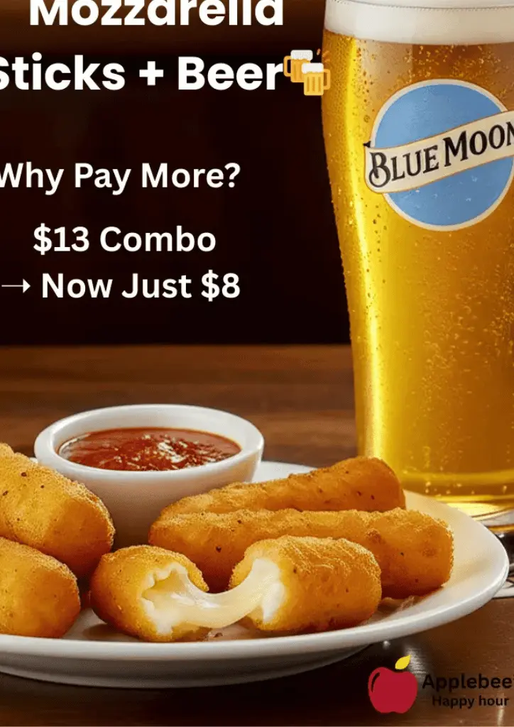 mozzarella sticks + beer