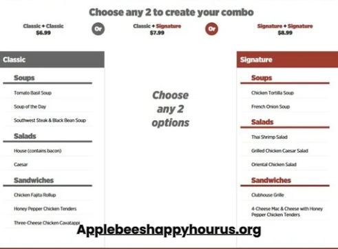 applebee's lunch combos 