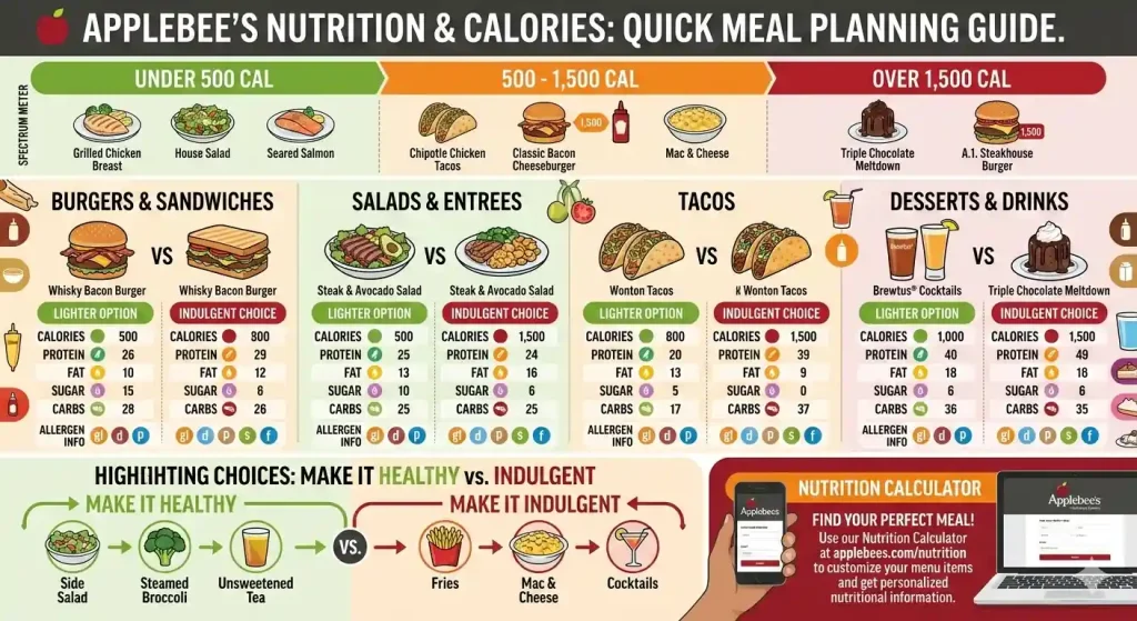  Applebee’s Nutrition & Calories 