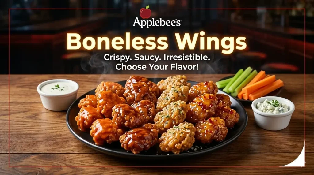 Applebees Boneless Wings Menu