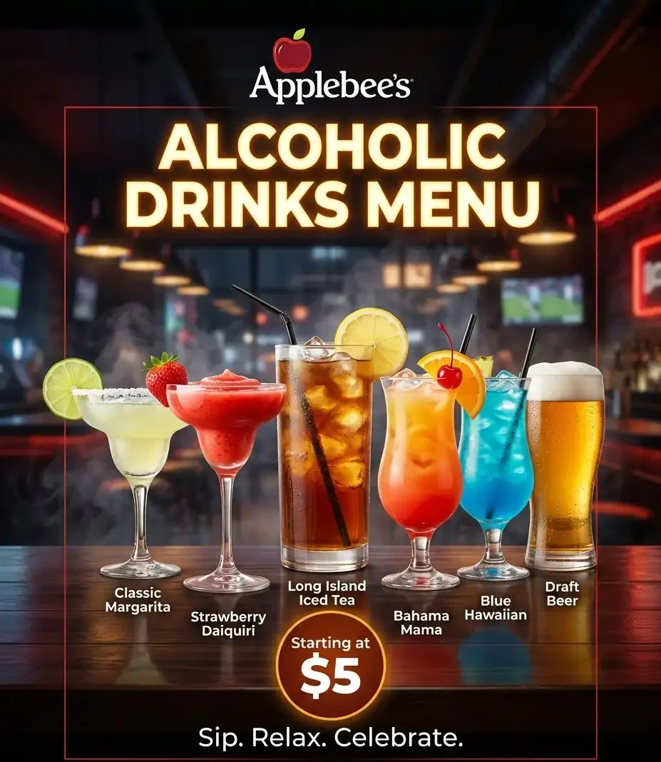 Applebee’s Alcoholic Drinks Menu