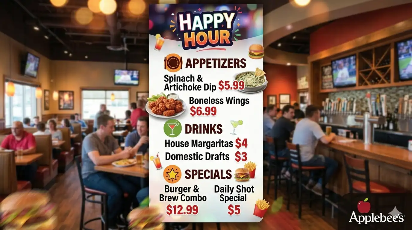 applebee's happy hour menu