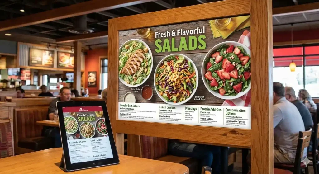applebee's salad menu
