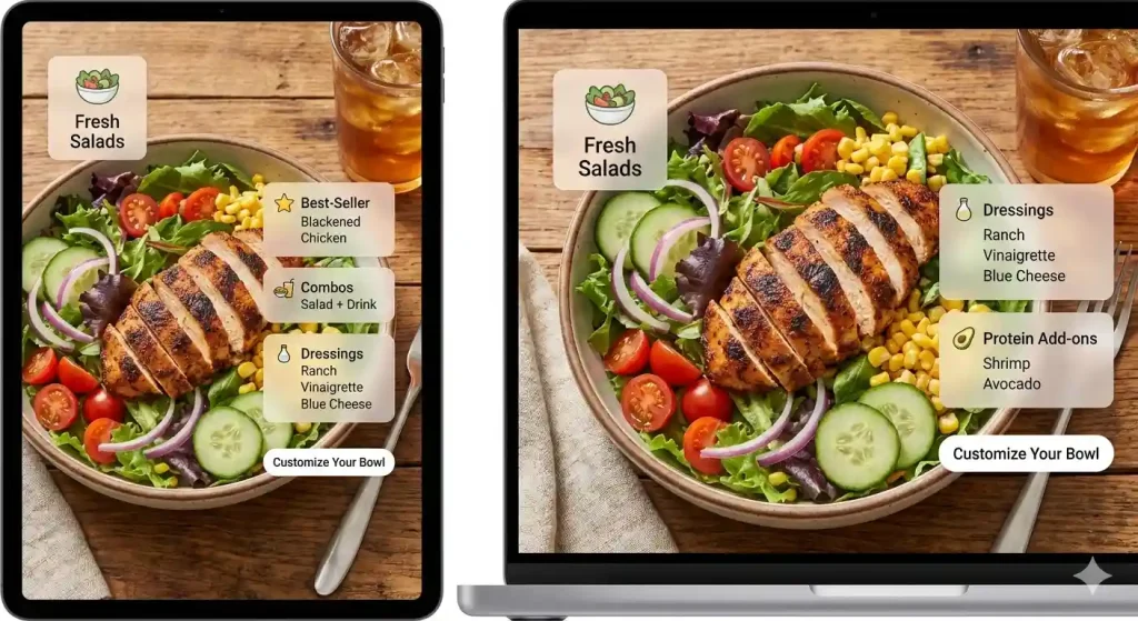 applebee's salads menu