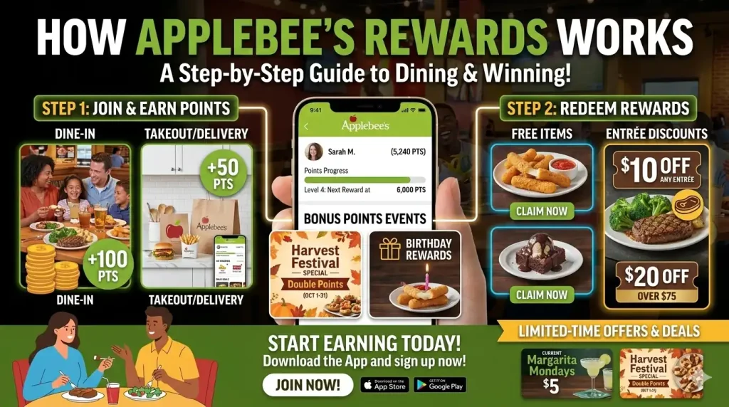 How Applebee’s Rewards Works
