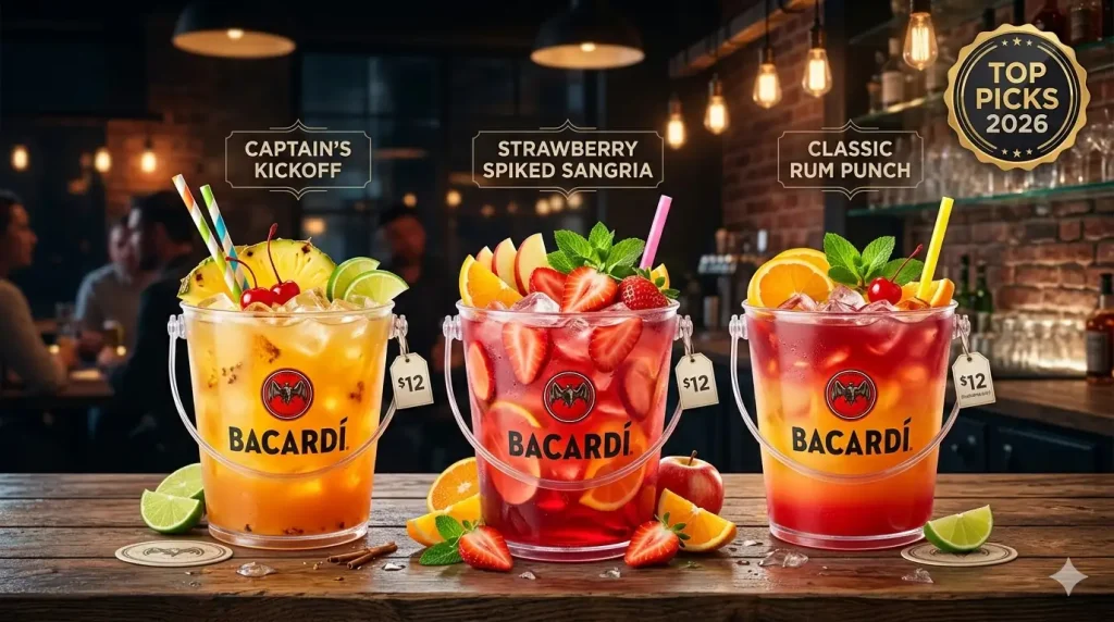 Best-selling Applebee’s Bacardi Buckets