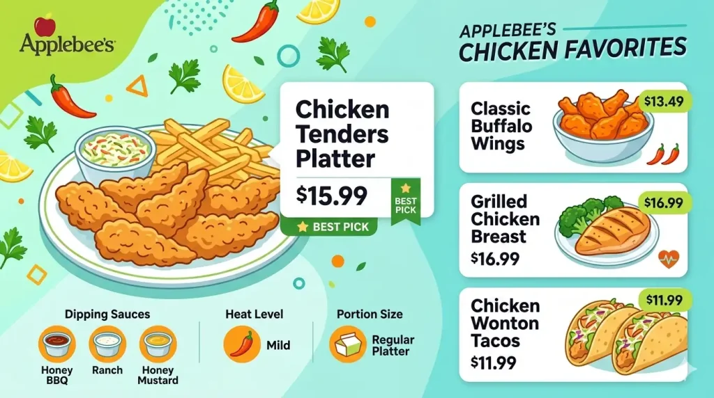 applebee's  Chicken Tenders Platter
